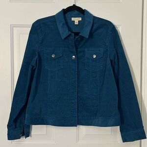 Appleseed's Women's Teal Jean Jacket
